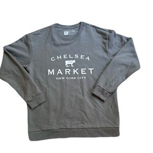 Chelsea Market New York City Fleece Sweatshirt, Men’s XL